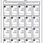 2 Digit By 2 Multiplication Worksheets