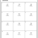 2 Digit Multiplication With Regrouping Worksheets