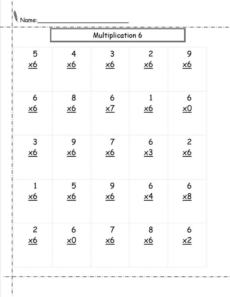 2 Digit Multiplication Worksheet 6 | All Kids Network - Worksheets Library