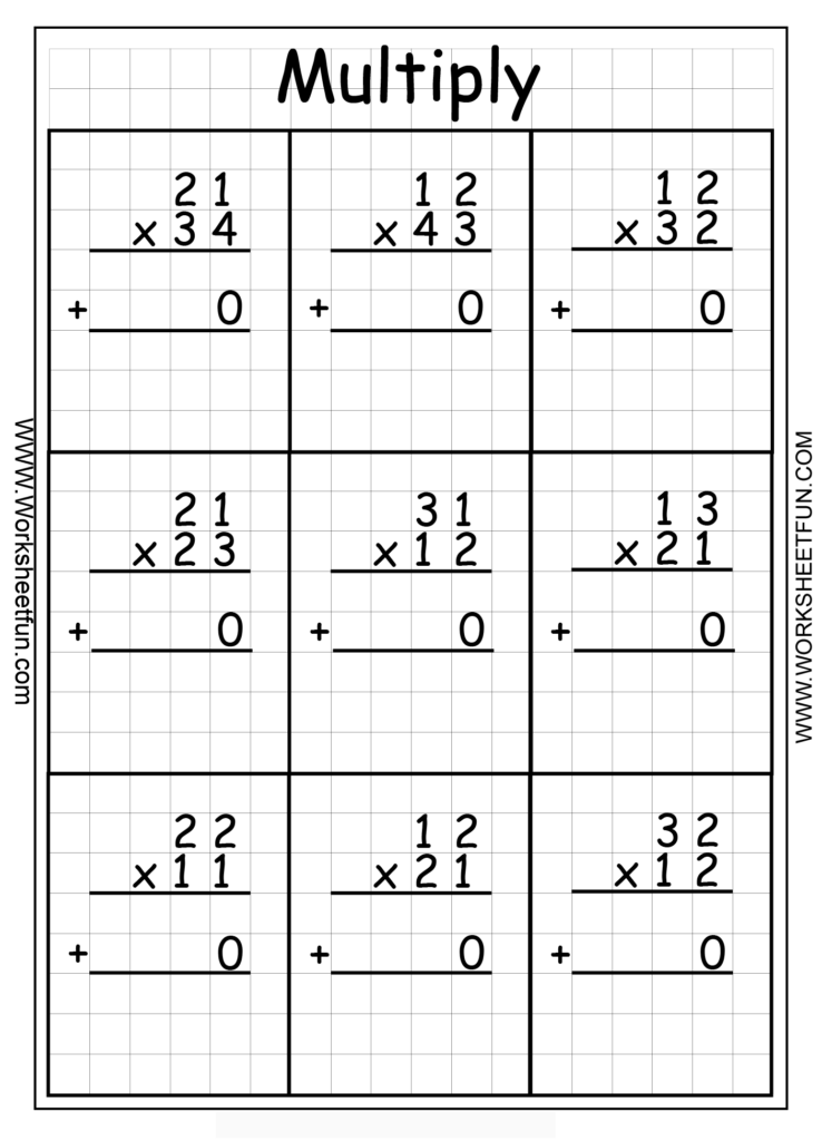 2 Digit Multiplication Worksheets Pdf – worksSheet list 2 Digit Multiplication Worksheets Pdf - worksSheet list