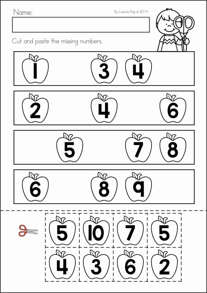 20 Kindergarten Math Worksheets Free Cut And Paste – Printable PDF Template
