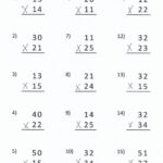2digit By 2 Digit Multiplication Worksheets