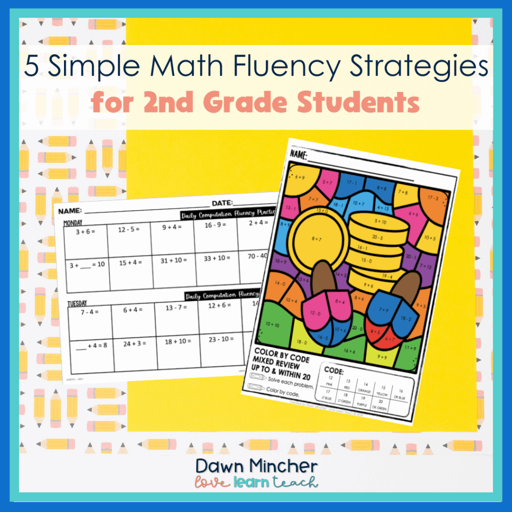 2nd Grade Math Fluency Math Drills