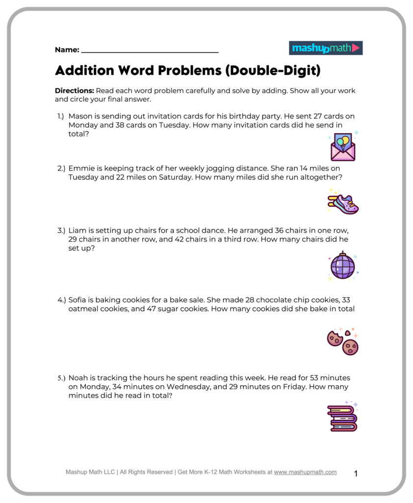 2nd Grade Math Online Worksheets