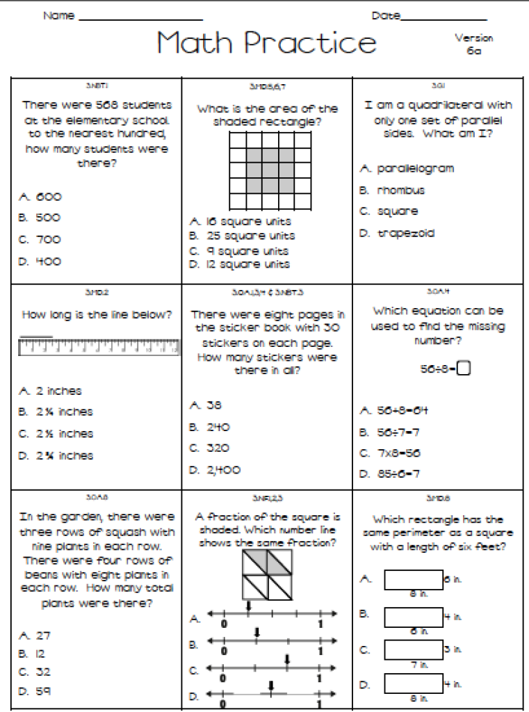 2nd Grade Math Worksheets Multiple Choice – Sara Battle’s Math Worksheets 2nd Grade Math Worksheets Multiple Choice - Sara Battle's Math Worksheets