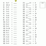 2’s And 3’s Multiplication Worksheet