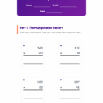 3 And 2 Digit Multiplication Worksheets