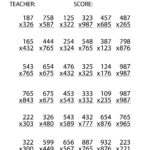 3 Digit By 3 Digit Multiplication Worksheets Printable