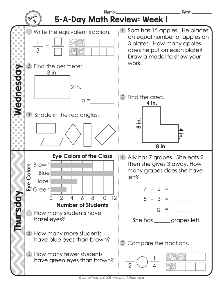 3rd Grade Math Printable Worksheets - 3rd math worksheets