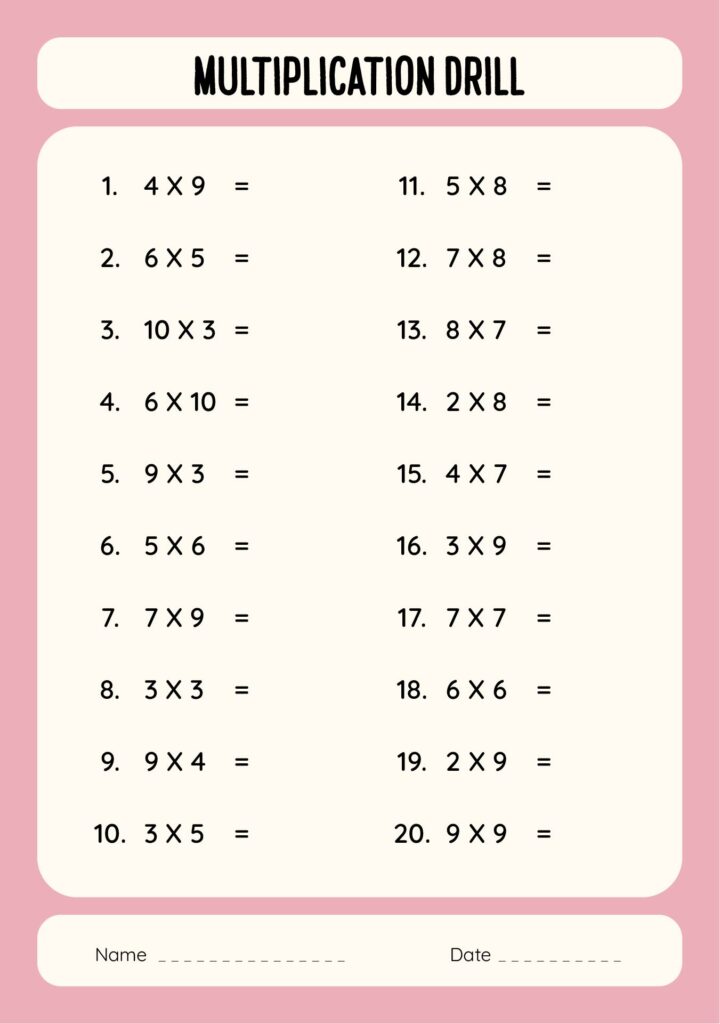 3rd Grade Math Worksheets - 10 Free PDF Printables | Printablee