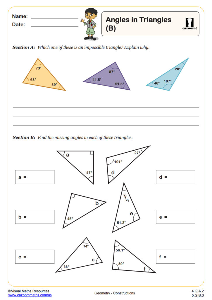 4.2 D Math Worksheets