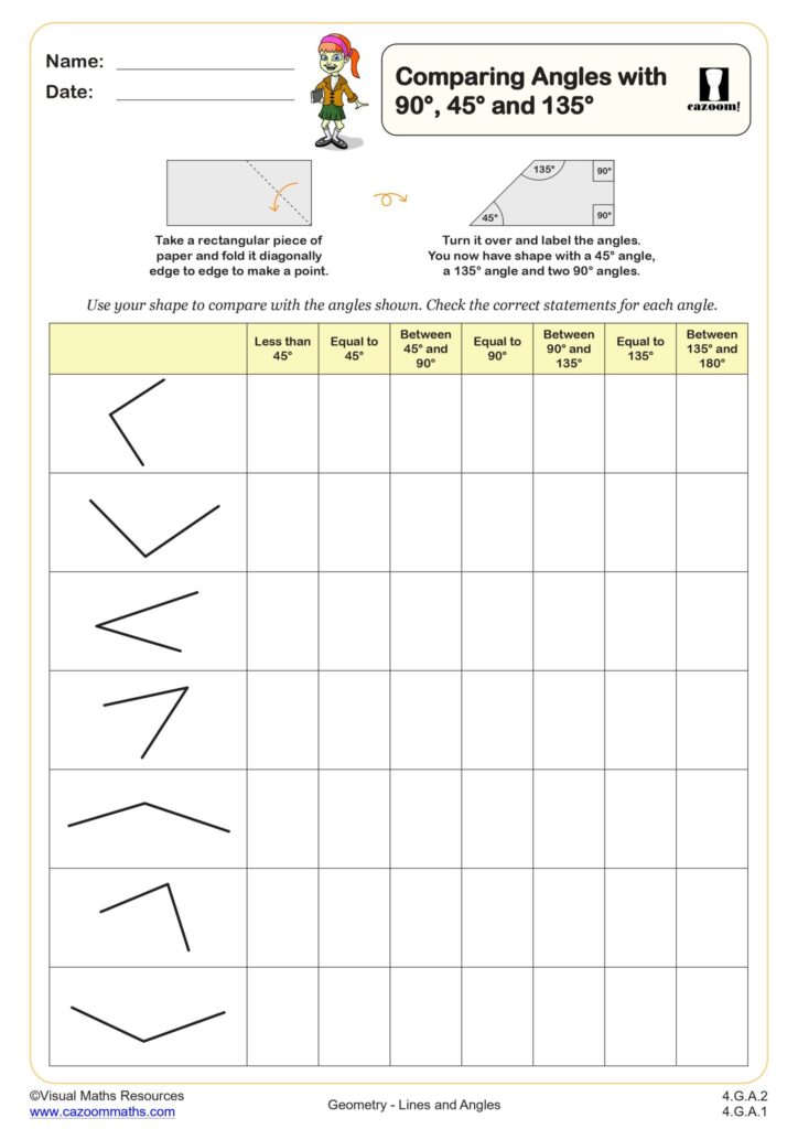 4.g.a.2 Worksheets