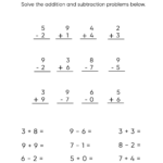 4th Grade Addition And Subtraction Worksheets