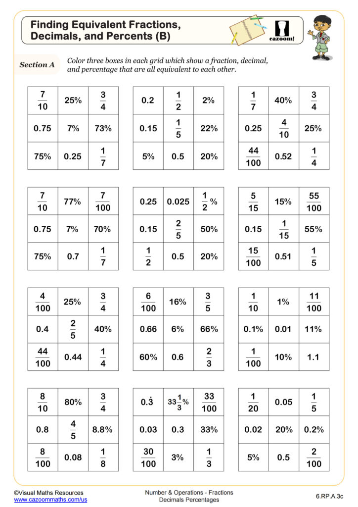 6.g 2 Math Worksheets