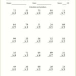 6th Grade Math Worksheets Multiplication