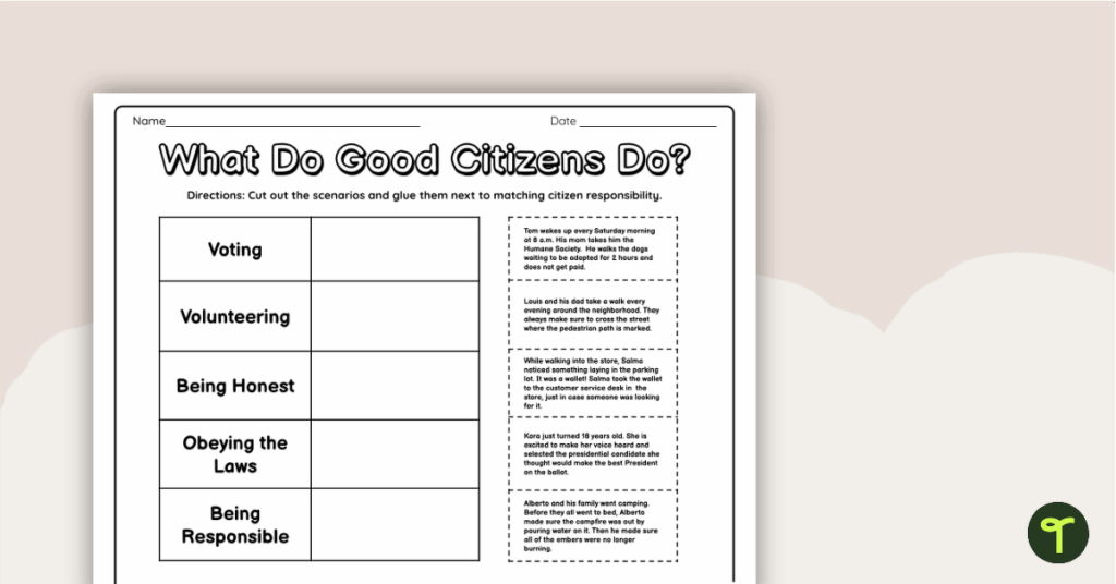 A Burning Question Math Worksheet