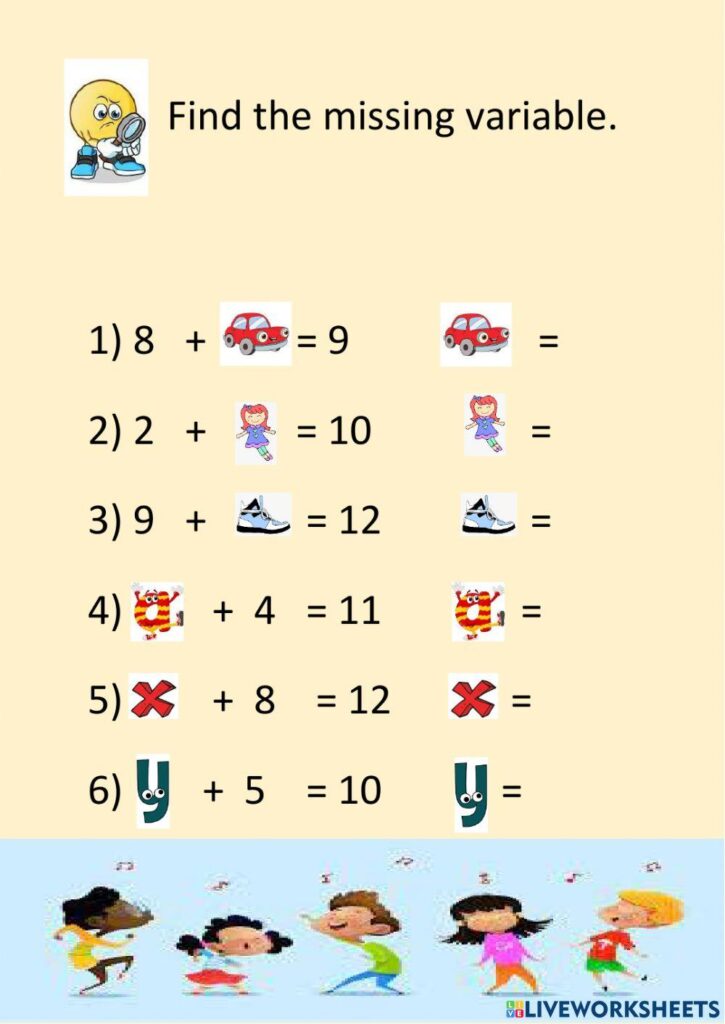 Algebra online exercise for Grade 2 | Live Worksheets Algebra online exercise for Grade 2 | Live Worksheets
