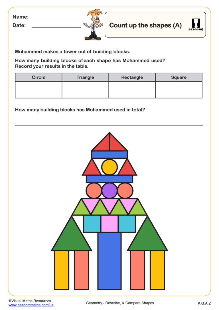 Answer Key For Math Worksheets - kindergarten math worksheets