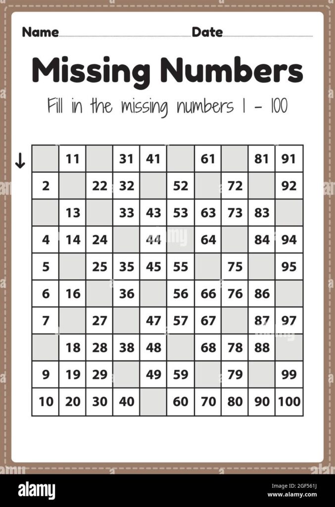 Basic Math Skills Work Sheets