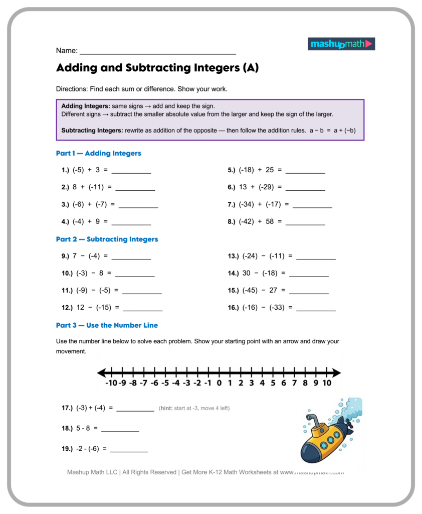 Big Maths Beat That Worksheets To Print