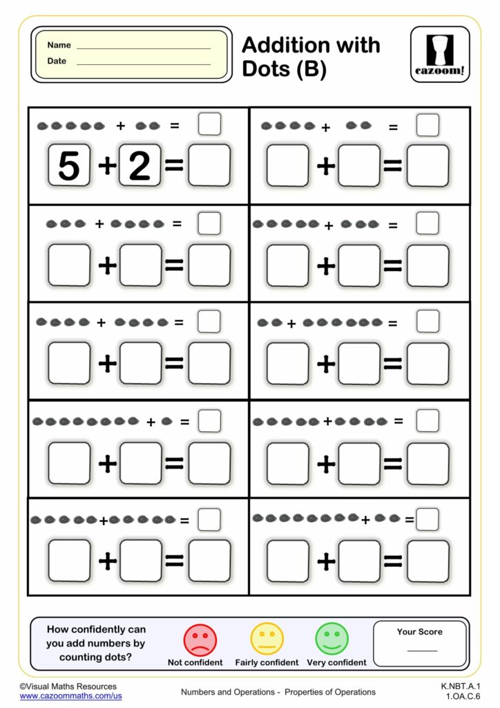 Bone Counting And Math Equations Free Worksheets