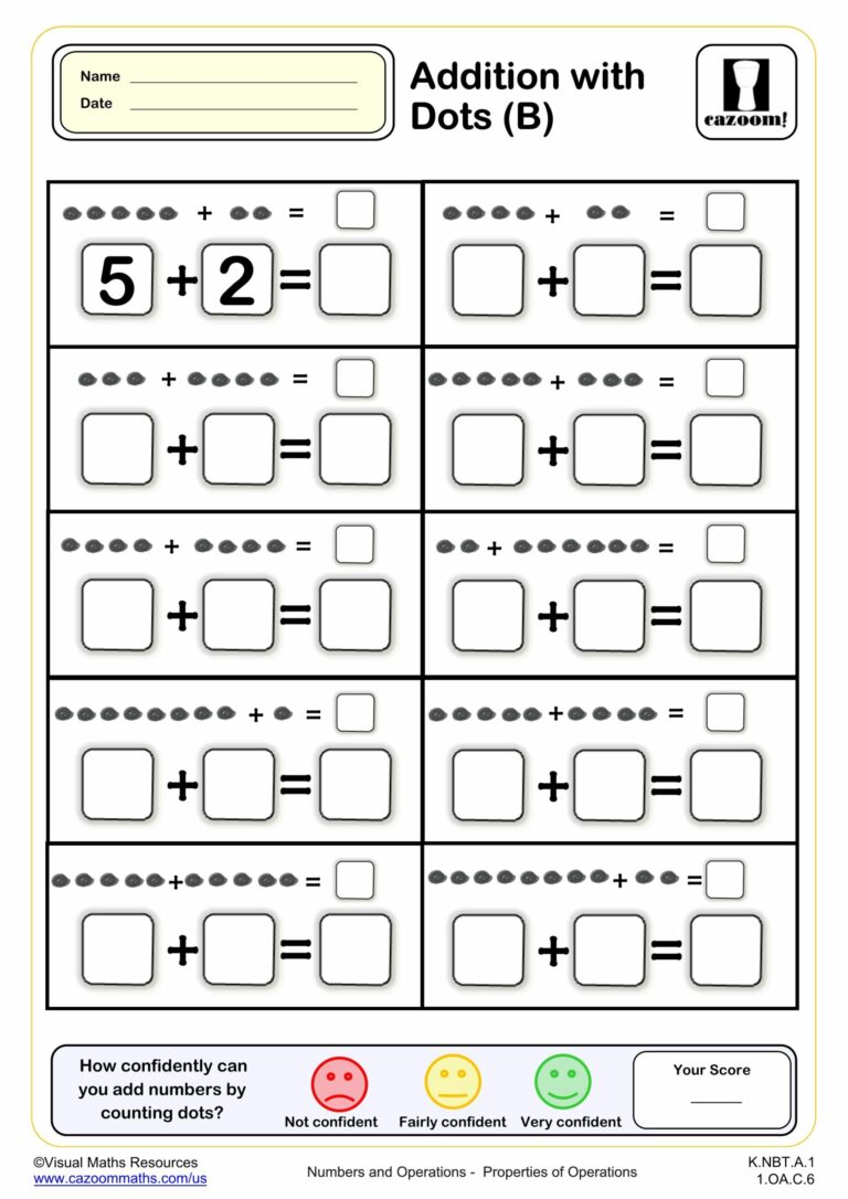 Bone Counting And Math Equations Free Worksheets - k.nbt.a.1 worksheets