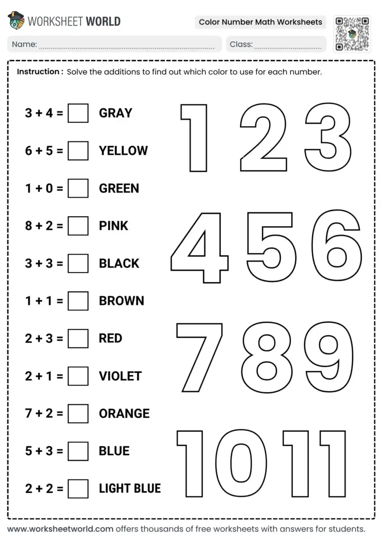 Boy Math Worksheets Free Printable - number worksheets