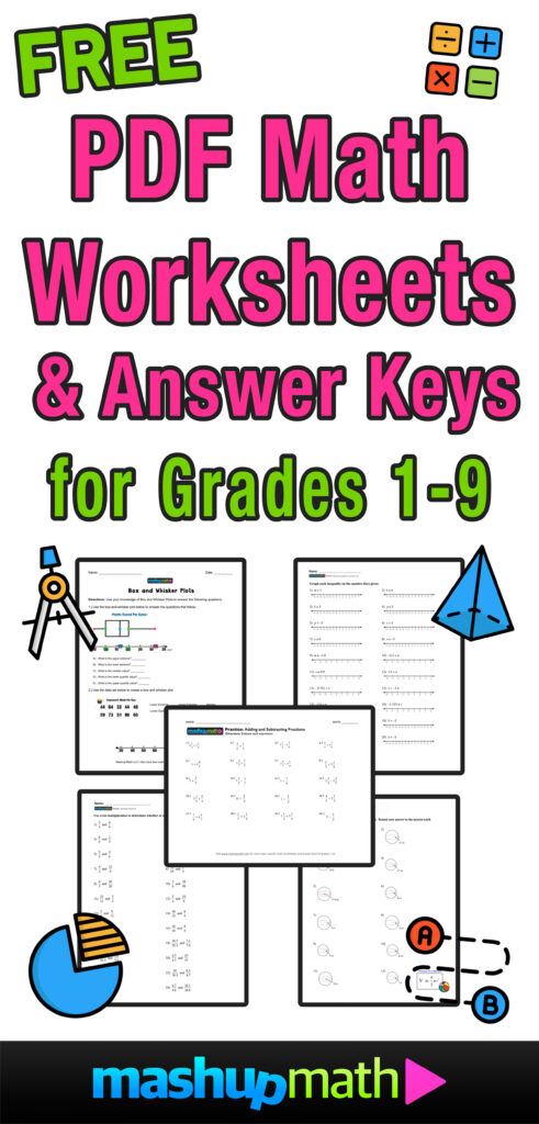 College Basic Math Skills Worksheets