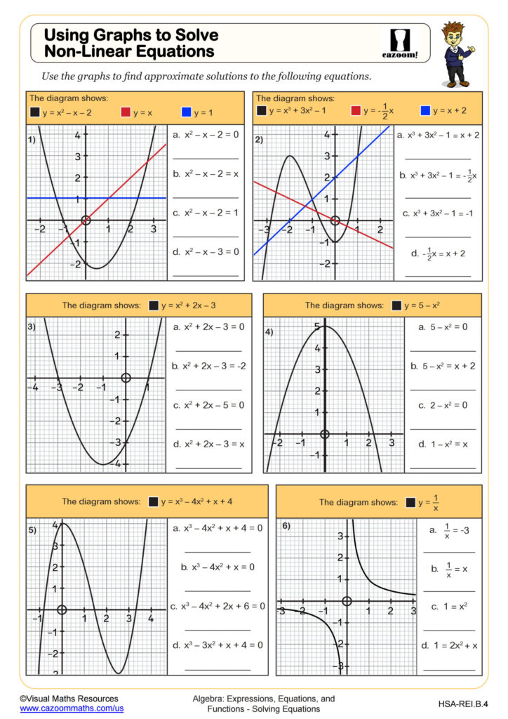 College Math Worksheets With Answers