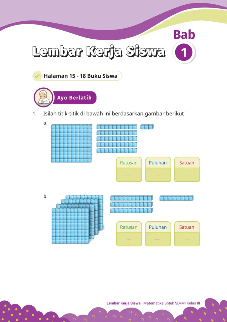 Contoh Lembar Kerja Siswa Matematika