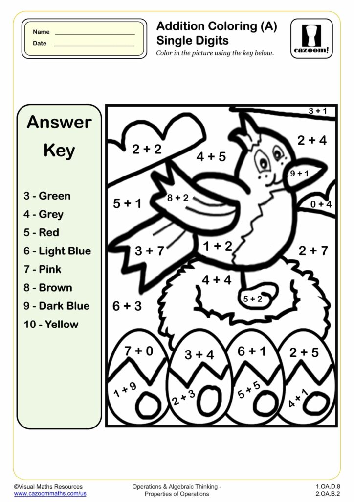 Cool Math Worksheets For 2nd Grade