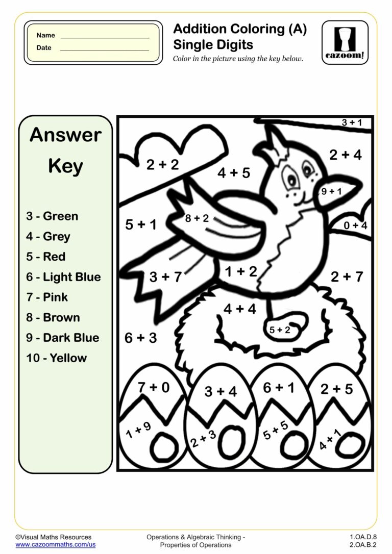Cool Math Worksheets For 2nd Grade - 2nd grade operations and algebraic thinking worksheets
