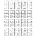 Double Digit Multiplication Worksheets With Grids