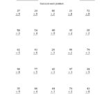 Double Digit Times Double Digit Multiplication Worksheets