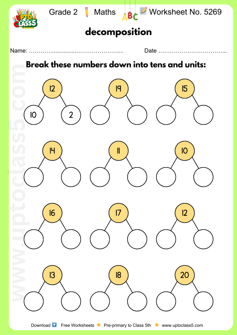 Dps Maths Worksheet For Class 2 - grade 2 maths worksheet no 5269