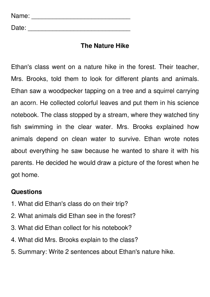 Drp Practice Worksheets Grade 3