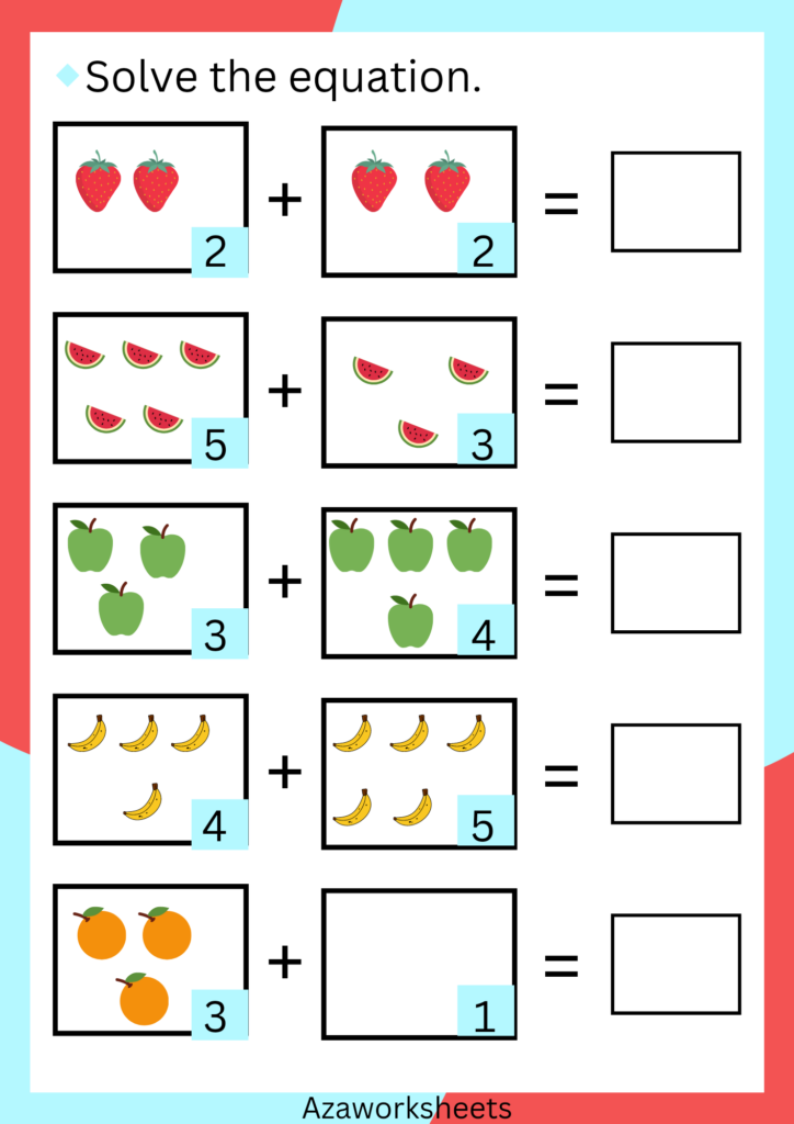 Easy math worksheets for preschoolers and nursery students… Free … Easy math worksheets for preschoolers and nursery students… Free ...