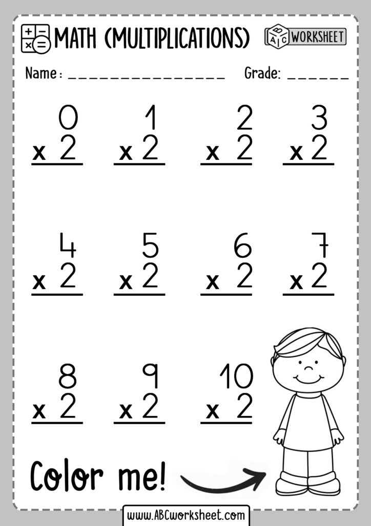 Easy Multiplication Worksheets For Beginners - Multiplication 2s Worksheet | Multiplication Worksheets