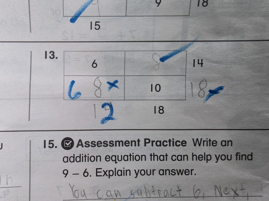Emementary Math Worksheets With Answers - elementary school math im confused with the answer