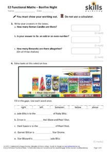 Entry Level 2 Maths Worksheets