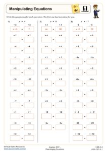 Equation Building Worksheets 2nd Grade