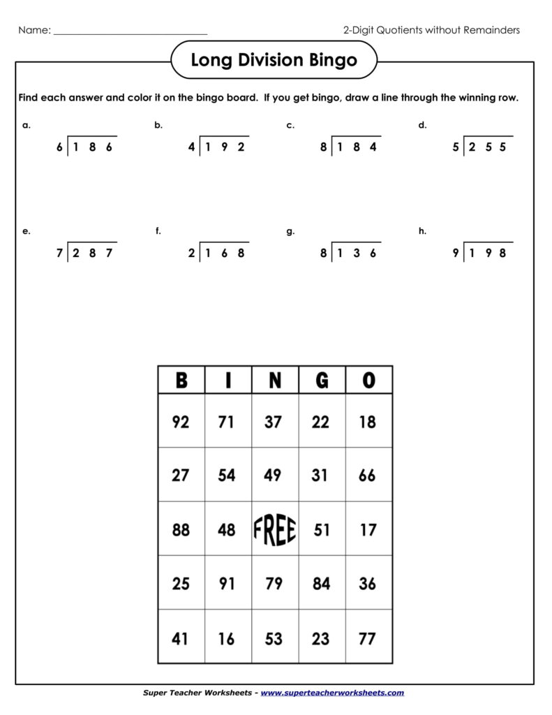 Examples Of Worksheets In Math - math worksheets for students