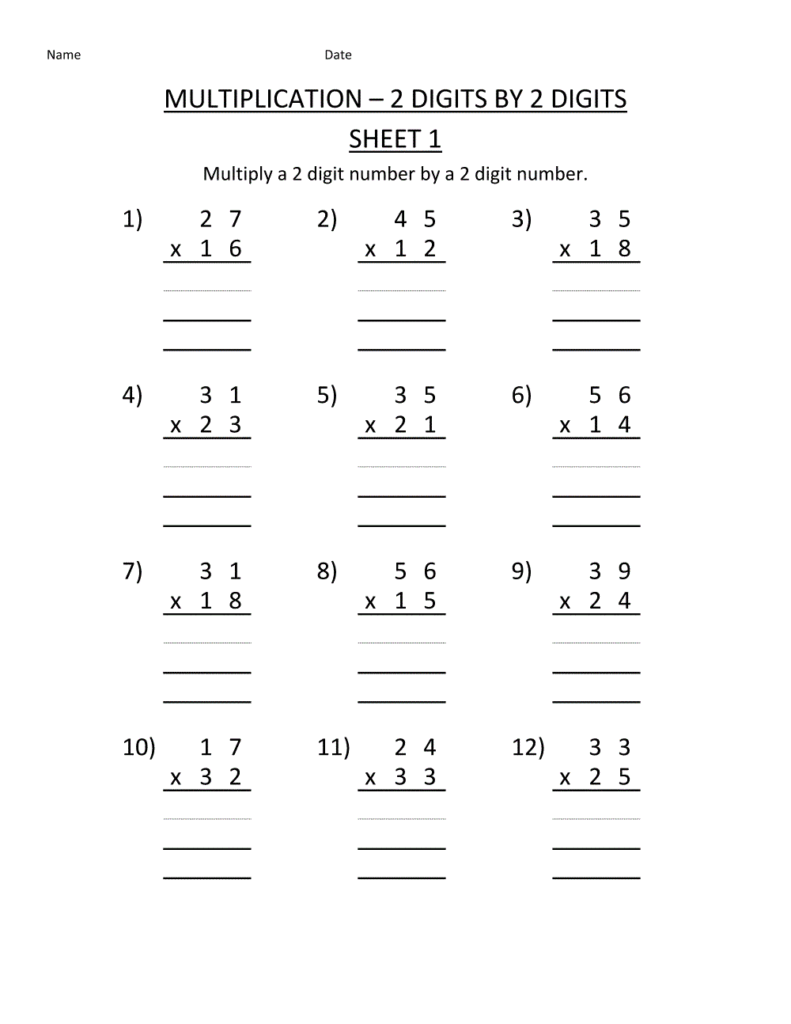 Fourth Grade Math Worksheets to Print | Learning Printable Fourth Grade Math Worksheets to Print | Learning Printable