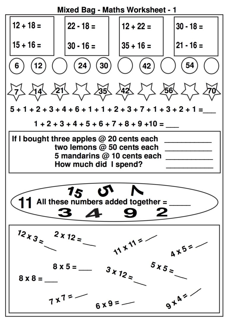 Free 2 Grade Math Worksheets - 2nd grade math worksheets
