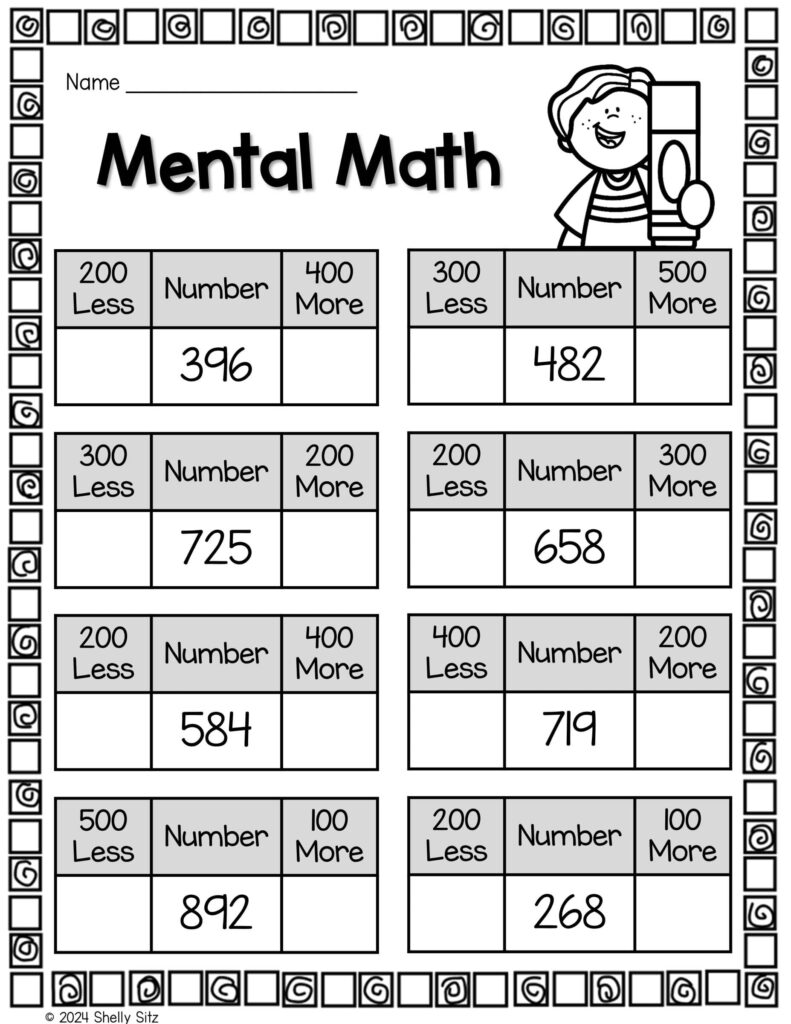 Free 2nd Grade Dailyreview Math Worksheets