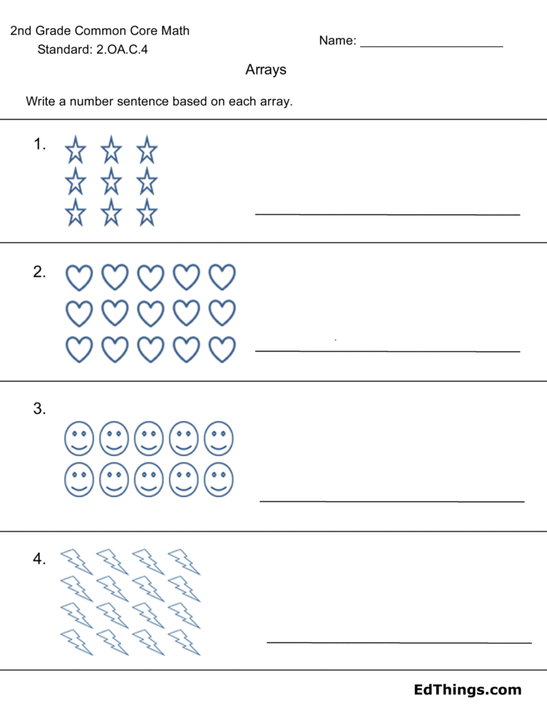 Free 2nd Grade Math Sheets