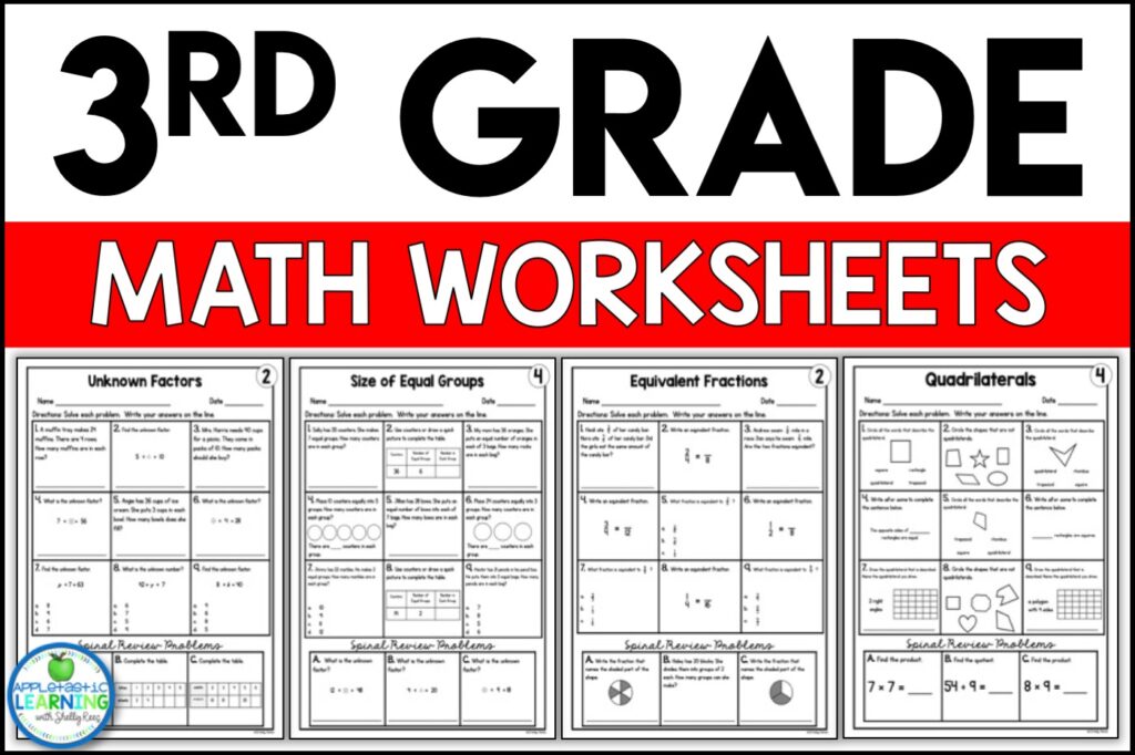 Free 3rd grade math practice sheets, Download Free 3rd grade math ...