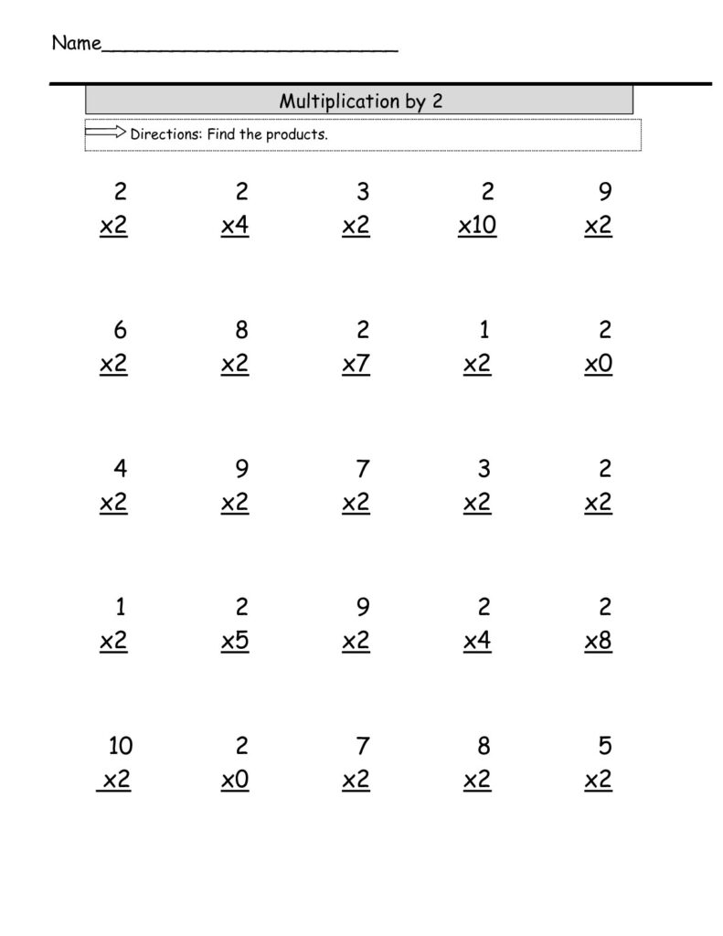 Free 3rd Grade Multiplication Worksheets – MultiplicationWorksheets.net Free 3rd Grade Multiplication Worksheets - MultiplicationWorksheets.net