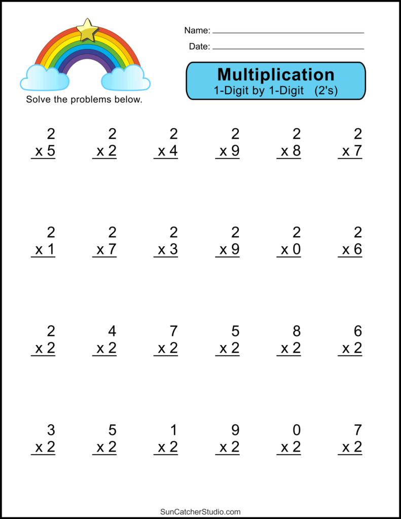 Free and Printable Math Worksheets