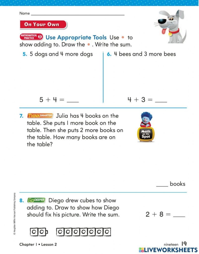 Free go math worksheet, Download Free go math worksheet png images ...